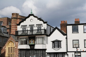 Old city of Exeter, England Great Britain