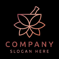 Spice brand logo template vector art image. Healthy food restaurant logo concept. This logo is suitable for restaurant, ayurvedic pharmacy business.