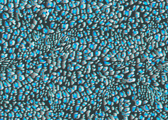 Full seamless leopard cheetah texture animal skin pattern. Silver blue textile fabric print. Suitable for fashion use. Vector illustration.