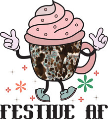 Leopard Christmas Design