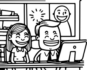 Coloring Pages, Kinderbuch, Malbuch, für Erwachsene, Abstrakt, zum ausmalen, office, scribble, langeweile, Entspannung, Hobbykünstler, Rätselheft, Kinderheft, 