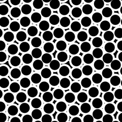 Circles pattern. Circular figures seamless ornament. Geometric motif. Rounds background. Circle shapes wallpaper. Geometrical backdrop. Digital paper, textile print, web design, abstract. Vector art