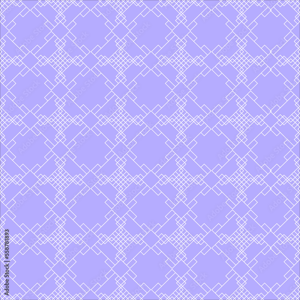 Poster seamless pattern with linear textured on blue background. vector illustration