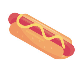 isometric hot dog