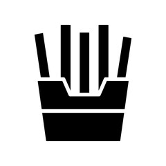 French fries icon template PNG