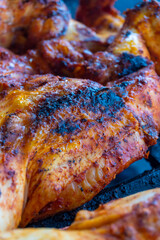 Close up pollo asado