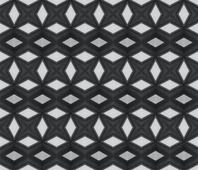 Geometric Seamless Art Black Gray Texture Wallpaper Textile Tile Fashion Fabric Cloth Wrapping Paper Print Decorative Element Laminate Banner Interior Graphic Design Pattern