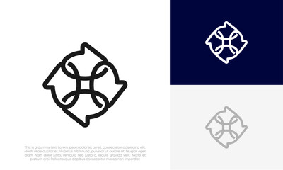 Community people, social community, human family logo abstract design vector	