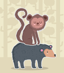 jungle animals design