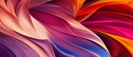 abstract wallpaper liquid lines vibrant colors smooth.