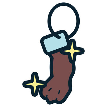 Rabbit Foot For Lucky Charm Icon