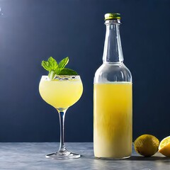 lemonade with lemon and mint