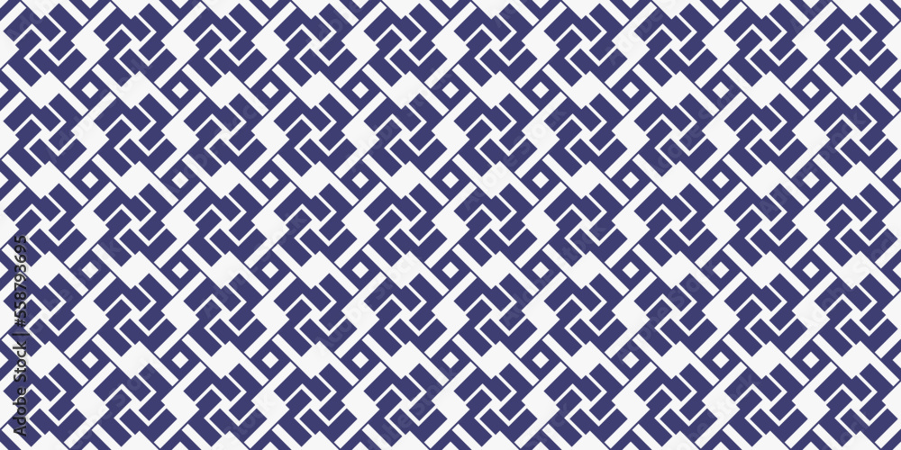 Poster the blue structures are linked into a single tile. seamless vector pattern for surface printing, pac