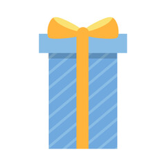 Blue and Yellow Flat Christmas Gift 3