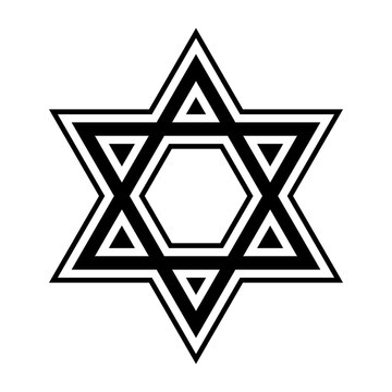 Star of David symbol icon