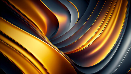 Background images, abstract art, streamlined, metal, digital illustration, generated by AI