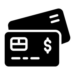 credit glyph icon