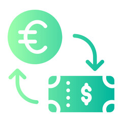 money gradient icon
