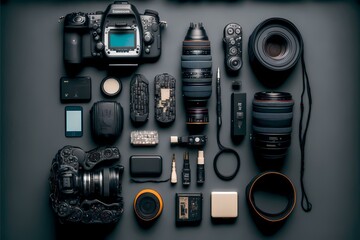 ﻿A group of electronic devices - Generative AI