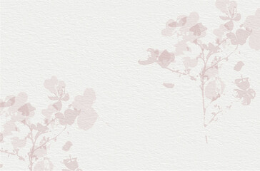 Delicate watercolor botanical digital paper floral background in soft basic nude beige tones - 558801682