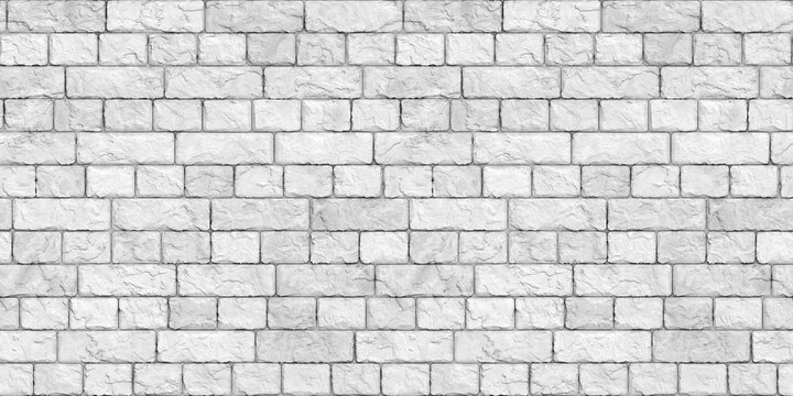 Fototapeta Seamless old sandstone brick wall transparent background texture overlay. Tileable antique vintage stone blocks or tiles surface pattern. Rustic cottagecore wallpaper or backdrop. 3D Rendering.