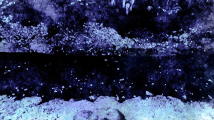 抽象的　水墨画　山水画　背景素材