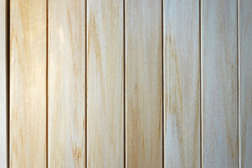 Obraz premium Light Brown wood plank wall texture background. Raw material of natural wood wall. 