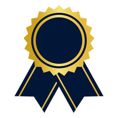 Blue Modern Certificate Badge 1