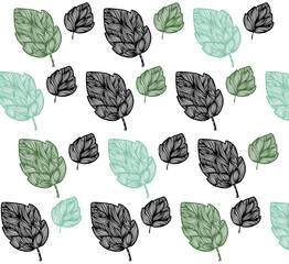 Abstract line art illustration for cute background.