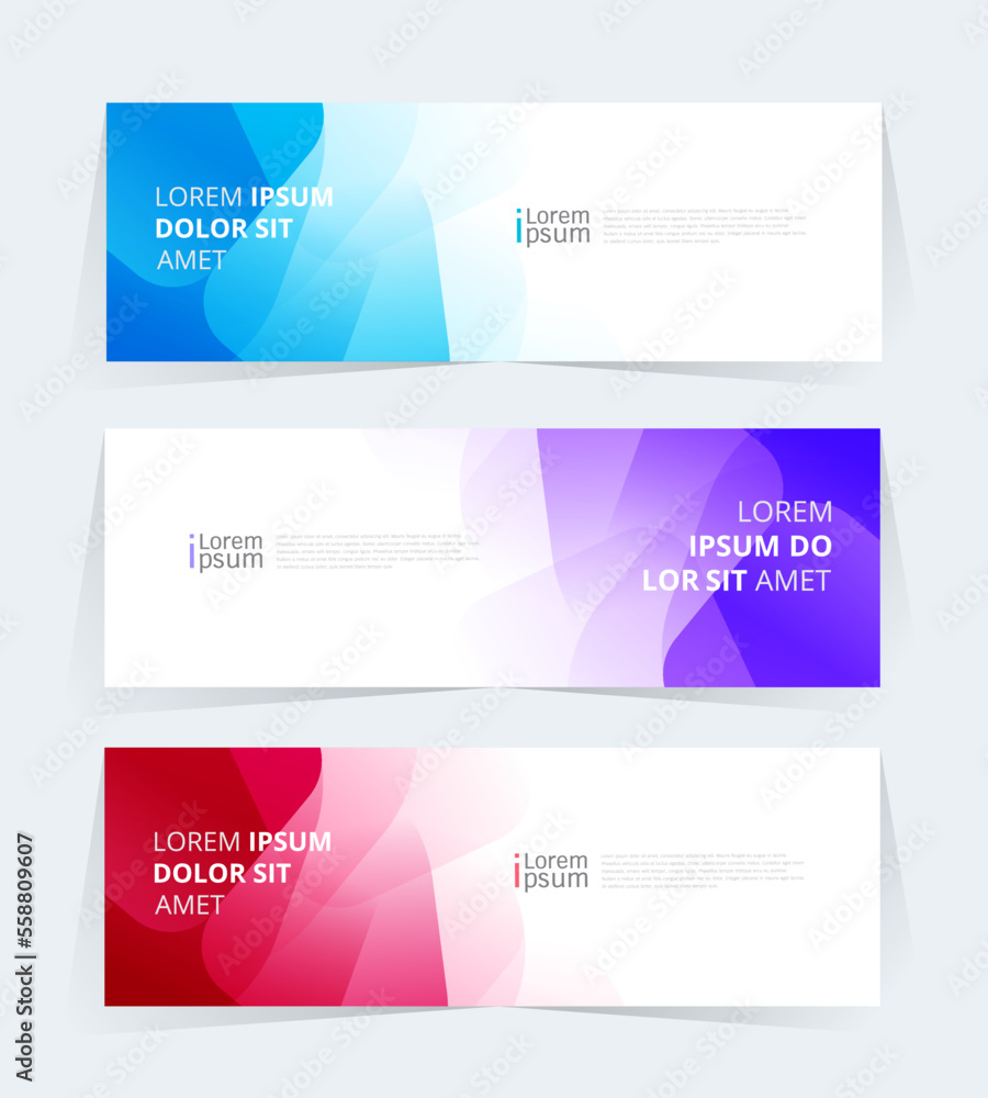 Poster geometric banner design with vector presentation template.