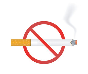 No Smoking Sign Realistic