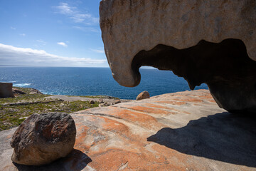 Remarkable Rocks in Flinders Chase National Park on Kangaroo Island in South Australia
