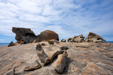 Remarkable Rocks in Flinders Chase National Park on Kangaroo Island in South Australia