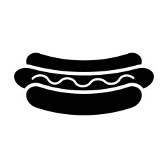 Hotdog icon vector design template