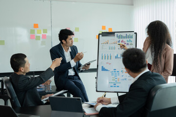 Asia business meeting   consultations of business people in the company's meeting room.  © aekachai