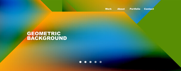 Dynamic lines, triangles, rectangles geometric abstract background. Vector Illustration For Wallpaper, Banner, Background, Card, Book Illustration, landing page