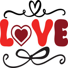 Valentine's Day SVG And T shirt Design