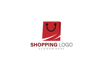 Shop center logo template design vector. shopping logo design.