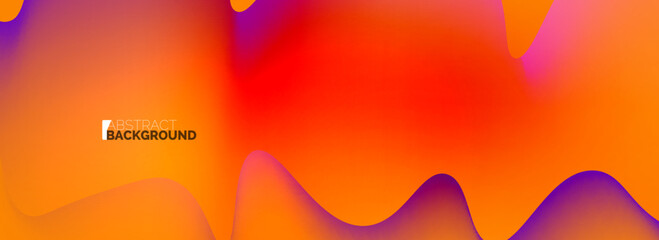 Dynamic liquid waves abstract background for covers, templates, flyers, placards, brochures, banners