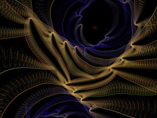 Imaginatory fractal abstract background Image