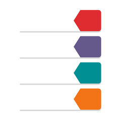 Colorful Flat Infographic Shape 3