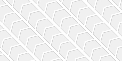 White geometric grid background. Modern abstract vector texture.