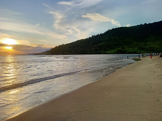 sunset on the beach beautiful