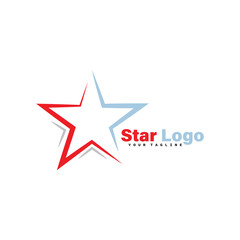 Star logo icon vector template.