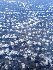 India, Bangalore to Mumbai, clouds in the sky