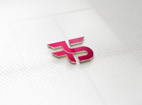 logo letter fs mockup