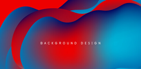 Fluid waves abstract background for covers, templates, flyers, placards, brochures, banners