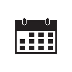 calendar icon vector. Calender symbol