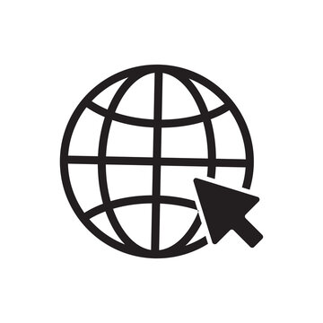 recommend clip art: website, internet, go to web icon vector