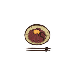illustration of a Japanese food